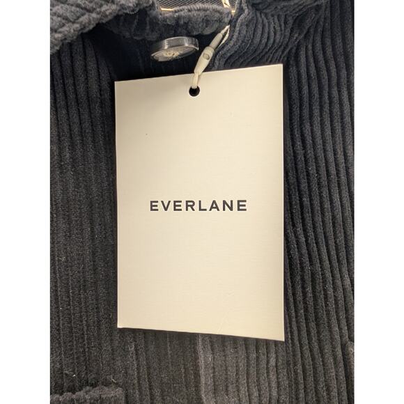 NWT Everlane Wide Wale Corduroy Shirt in Black size Medium - Picture 5 of 8